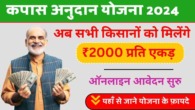 Haryana Kapas Anudan Yojana 2024, कपास अनुदान योजना 2024