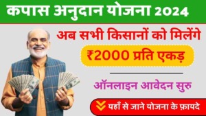 Haryana Kapas Anudan Yojana 2024, कपास अनुदान योजना 2024